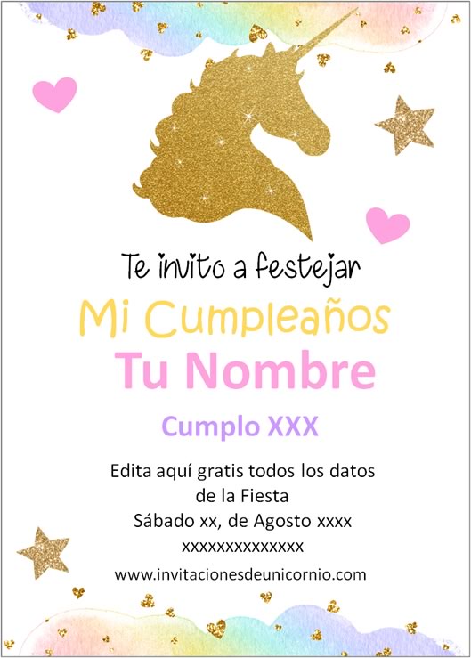 Featured image of post The Best 29 Imprimir:hbkbcxiecoe= Invitaciones De Unicornio