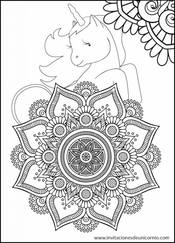 Mandalas De Unicornio